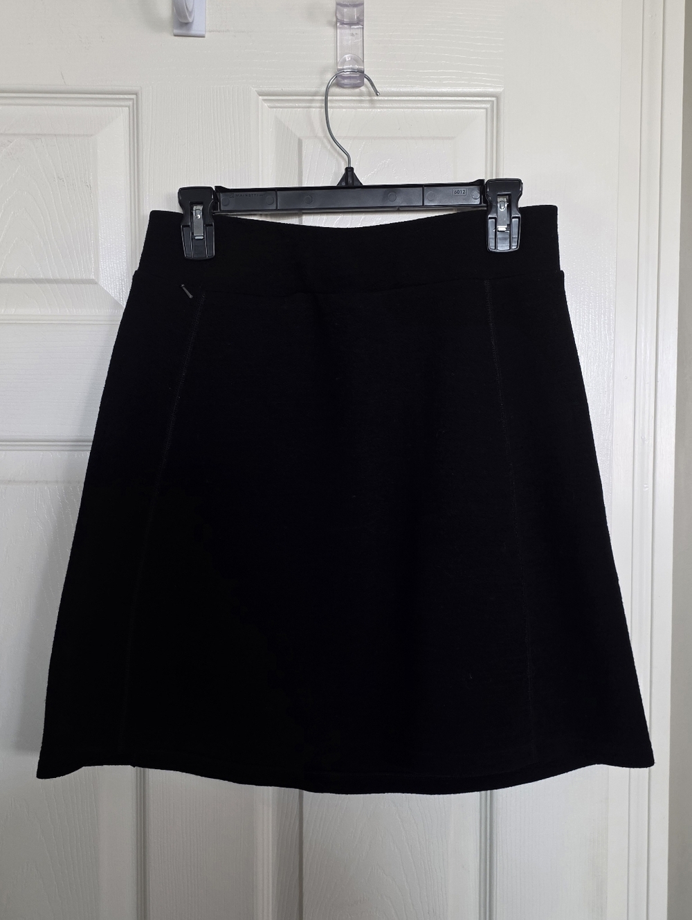 Ibex Merino Wool Black Skirt Medium